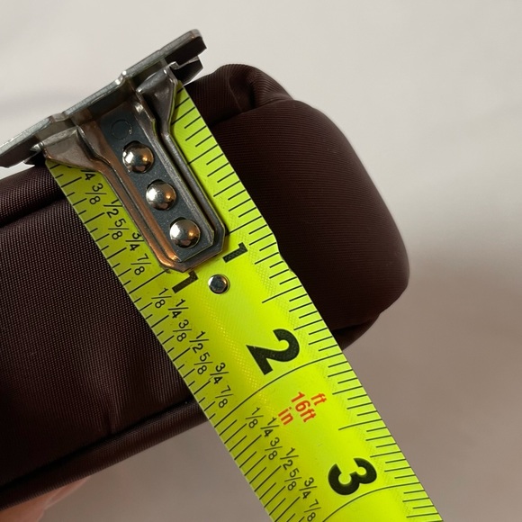 KNOMO Womens Hanover 14" Crossbody Laptop Briefcase Business Tote Brown Maroon - Picture 11 of 12